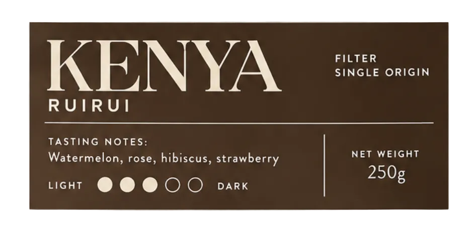 Kenya Ruiruiru — Filter Coffee